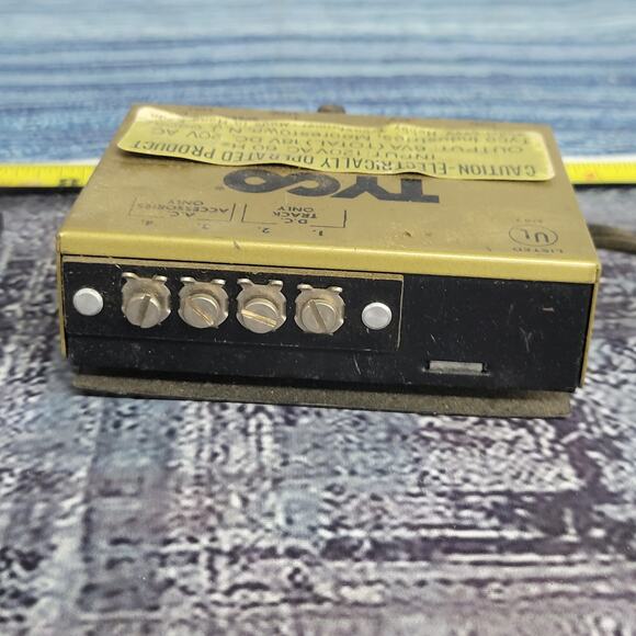 Vintage Tyco 2pcs electric train transformers hobby UNTESTED - Picture 6 of 7